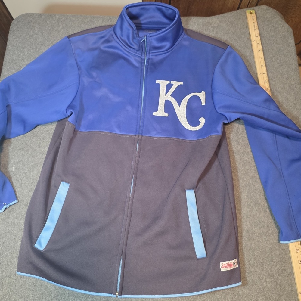 Stitches Athletic Gear Kansas City Royals Full Zip Jacket Medium J1